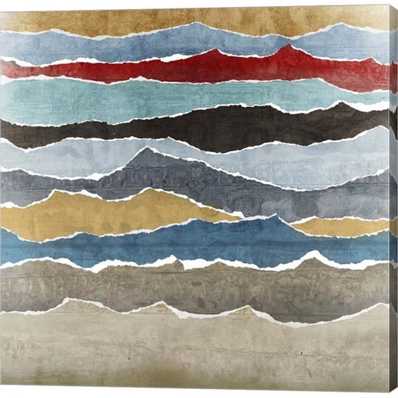 Metaverse C950033-0120000-AAAACMA Torn I by Edward Selkirk Canvas Wall Art - 12 x 12 in.