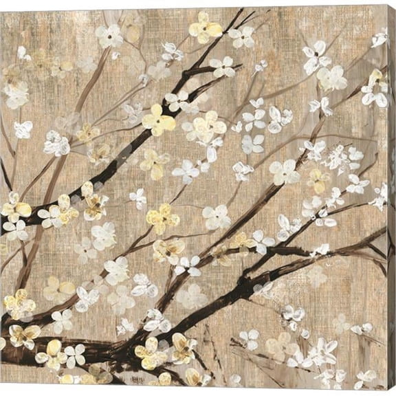 Metaverse C950260-0120000-AAAACMA Pearls in Bloom II by Asia Jensen Canvas Wall Art - 12 x 12 in.