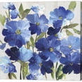thumbnail image 1 of Metaverse C950362-0120000-AAAACMA Cobalt Poppies I by Asia Jensen Canvas Wall Art - 12 x 12 in., 1 of 1