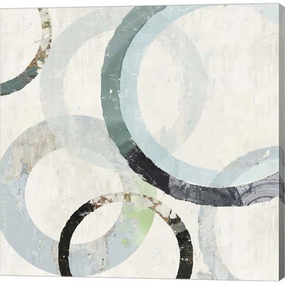 Metaverse C950427-0120000-AAAACMA Pale Blues III by Tom Reeves Canvas Wall Art - 12 x 12 in.
