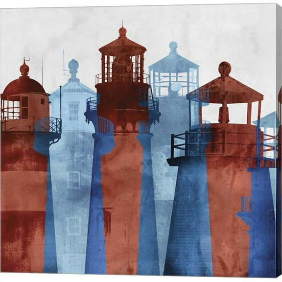 Metaverse C950449-0120000-AAAACMA Lighthouse II by Edward Selkirk Canvas Wall Art - 12 x 12 in.
