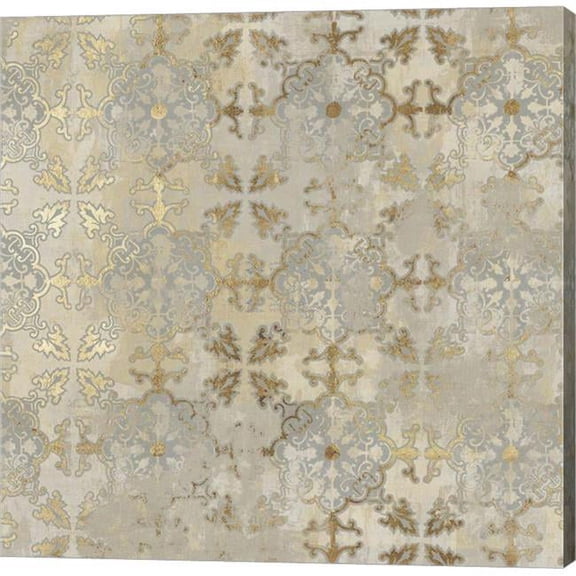 Metaverse C950477-0120000-AAAACMA Golden Impressions III by Aimee Wilson Canvas Wall Art - 12 x 12 in.