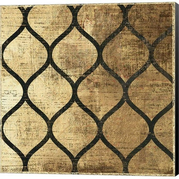 Metaverse C950624-0120000-8CAAAMA Art Deco IV by Tom Reeves Canvas Wall Art - 12 x 12 in.