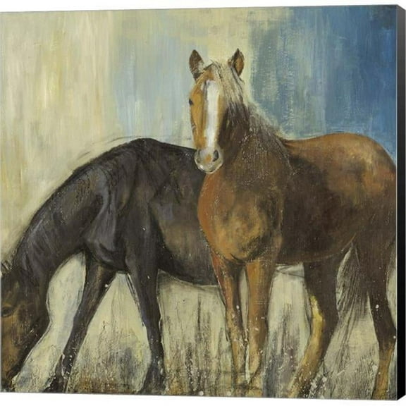 Metaverse C950855-0120000-8CAAAMA Horses II by Posters International Studio Canvas Wall Art - 12 x 12 in.