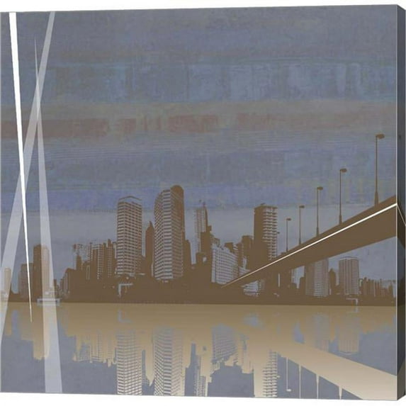 Metaverse C951003-0120000-AAAACMA City Scape by Posters International Studio Canvas Wall Art - 12 x 12 in.