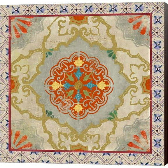 Metaverse C951086-0120000-ACDAAMA Mexi Casa I by Posters International Studio Canvas Wall Art - 12 x 12 in.