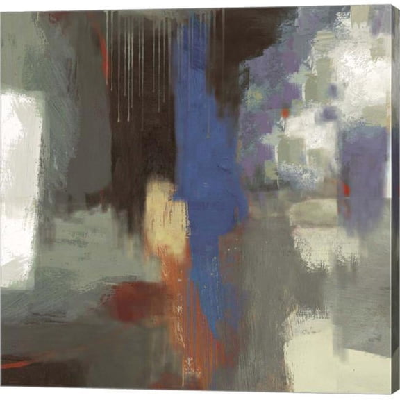 Metaverse C951116-0120000-AAAACMA Blue Abstract by Posters International Studio Canvas Wall Art - 12 x 12 in.