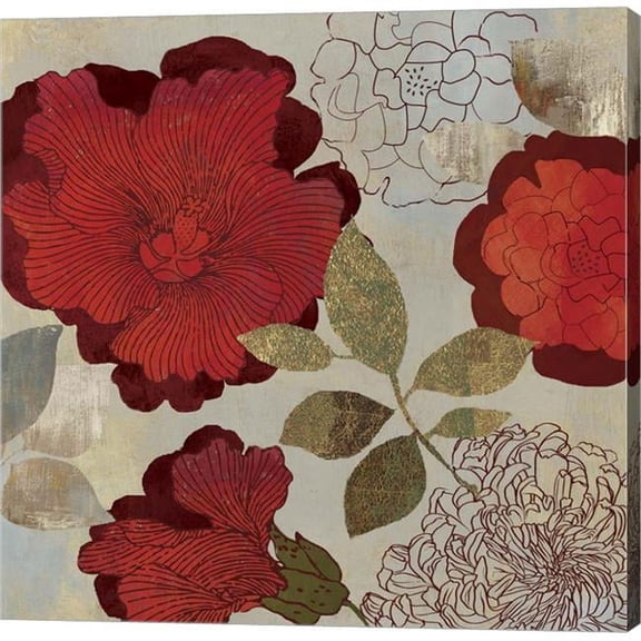 Metaverse C951224-0120000-AAAACMA Rosa II by Posters International Studio Canvas Wall Art - 12 x 12 in.