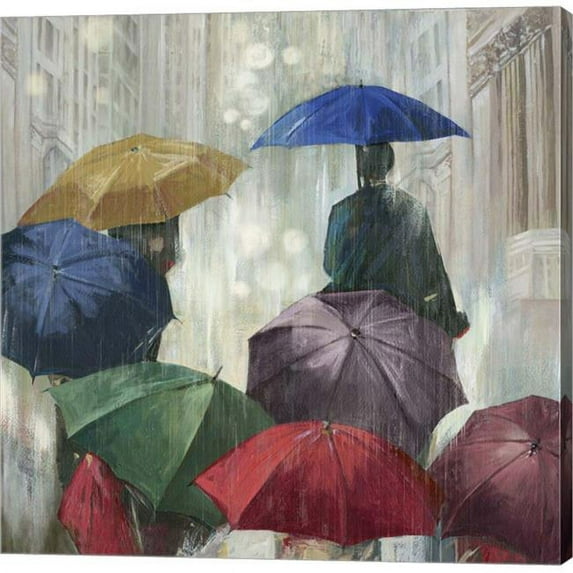 Metaverse C951253-0120000-AAAACMA Downpour by Posters International Studio Canvas Wall Art - 12 x 12 in.