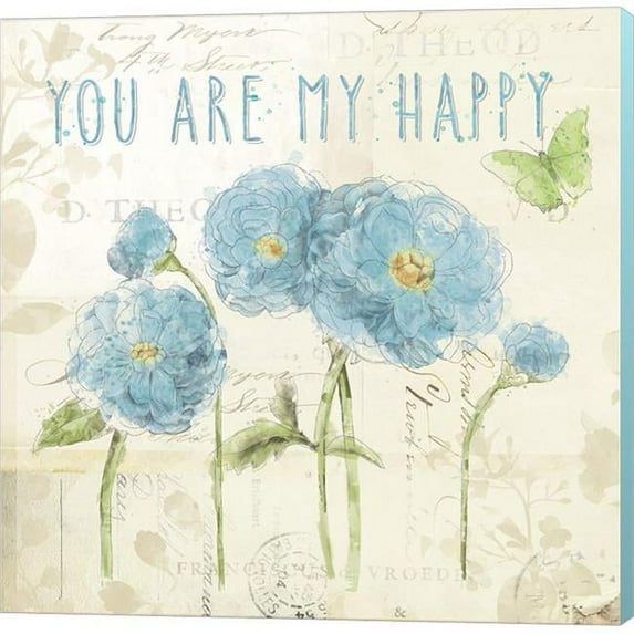 Metaverse C958516-0120000-QCDQAMA Romantic Morning VII by Katie Pertiet Canvas Wall Art - 12 x 12 in.