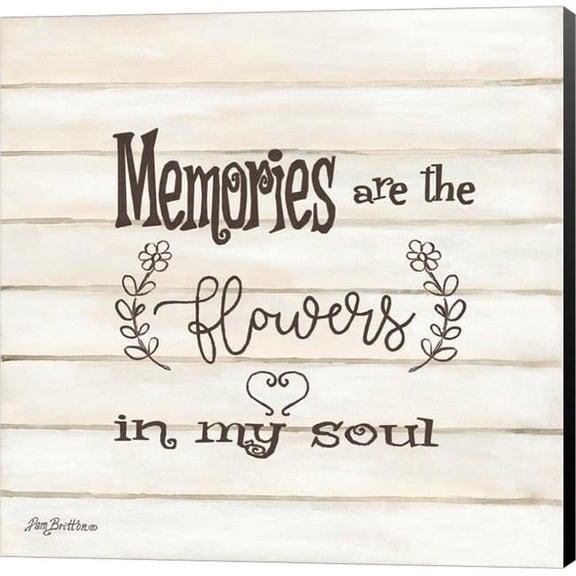 Metaverse C958762-0120000-8CAAAMA Memories by Pam Britton Canvas Wall Art - 12 x 12 in.