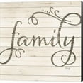 thumbnail image 1 of Metaverse C958995-0120000-8CAAAMA Simple Words - Family by Marla Rae Canvas Wall Art - 12 x 12 in., 1 of 1