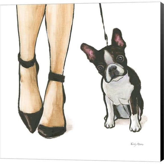 Metaverse C959330-0120000-8CAAAMA Furry Fashion Friends II by Emily Adams Canvas Wall Art - 12 x 12 in.