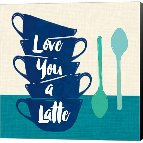 Metaverse C962574-0120000-8CAAAMA Linen Coffee III Light by Sue Schlabach Canvas Wall Art - 12 x 12 in.