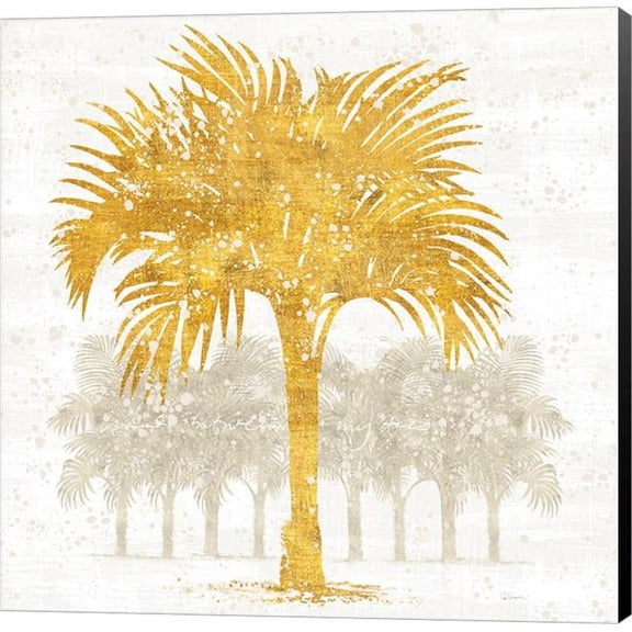 Metaverse C962628-0120000-8CAAAMA Palm Coast IV by Sue Schlabach Canvas Wall Art - 12 x 12 in.