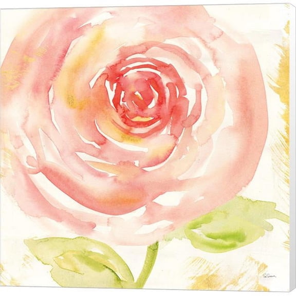 Metaverse C962665-0120000-ACAAAMA Breeze Bloom IV by Sue Schlabach Canvas Wall Art - 12 x 12 in.