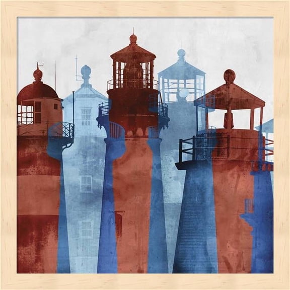 Metaverse Edward Selkirk 'Lighthouse II' Framed Art