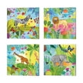 thumbnail image 1 of Metaverse Farida Zaman 'The Big Jungle' Canvas Art (Set of 4), 1 of 5