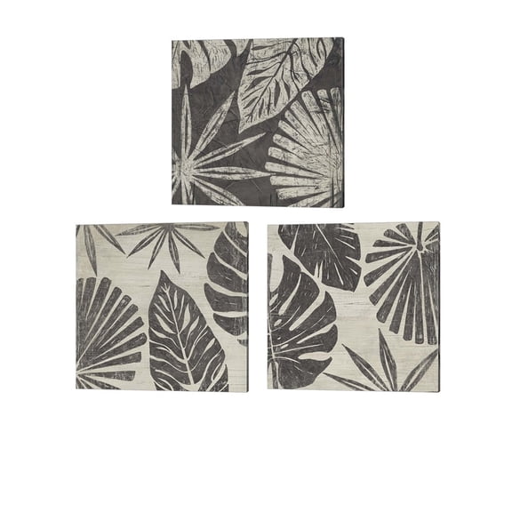Metaverse June Erica Vess 'Tribal Palms' Canvas Art (Set of 3)
