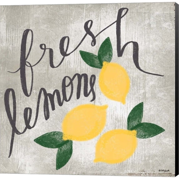 Metaverse Katie Doucette 'Fresh Lemons' Canvas Art
