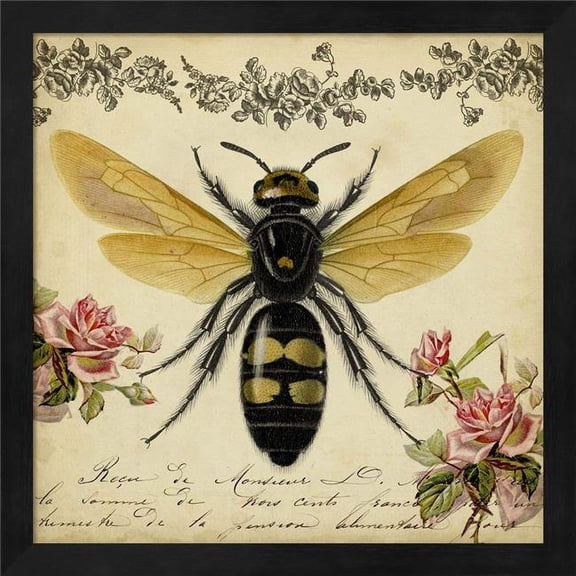 Metaverse R730710-0120000-AEAAAAEAN4 13.25 x 13.25 in. From the Rose Garden I Framed Wall Art by Vision Studio