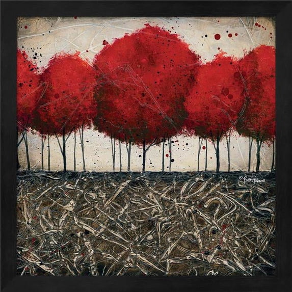 Metaverse R877161-0120000-AEAAAAEAN4 13.25 x 13.25 in. Roots Run Deep I Framed Wall Art by Britt Hallowell