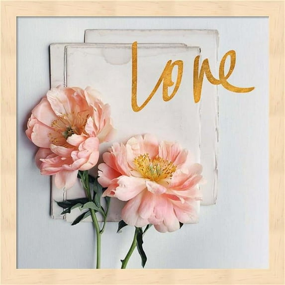 Metaverse R910742-0120000-AEAAAACAN4 13.25 x 13.25 in. Tender Sentiment II Framed Wall Art by Sarah Gardner