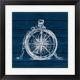 thumbnail image 1 of Compass on Blue Wood by Lanie Loreth, Framed Wall Art, 19.5W x 19.5H, 1 of 2