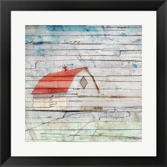 Wood Barn by Ynon Mabat, Framed Wall Art, 19.5W x 19.5H