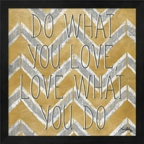 Metaverse R910968-0120000-AEAAAAEAN4 13.25 x 13.25 in. Love & Smile Modele I Framed Wall Art by Elizabeth Medley