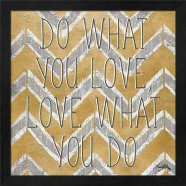 Metaverse R910968-0120000-AEAAAAEAN4 13.25 x 13.25 in. Love & Smile Modele I Framed Wall Art by Elizabeth Medley
