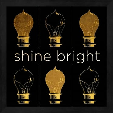 Shine & Illuminate I by SD Graphics Studio, Framed Wall Art, 13.25W x 13.25H