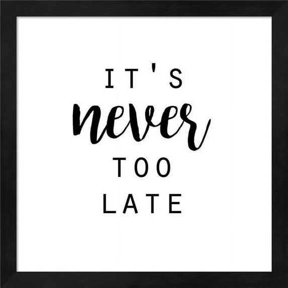 Metaverse R947607-0120000-AEAAAAEAN4 13.25 x 13.25 in. Quotable IV Framed Wall Art by Anna Hambly