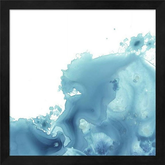 Metaverse R947892-0120000-AEAAAAEAN4 13.25 x 13.25 in. Splash Wave II Framed Wall Art by June Erica Vess