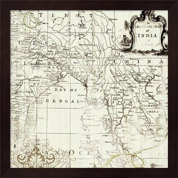 Metaverse R949502-0120000-AEAAAADAN4 13.25 x 13.25 in. Old World II Framed Wall Art by Posters International Studio