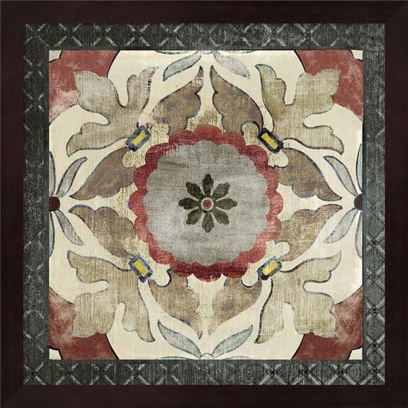 Metaverse R949504-0120000-AEAAAADAN4 13.25 x 13.25 in. Mosaic II Framed Wall Art by Posters International Studio