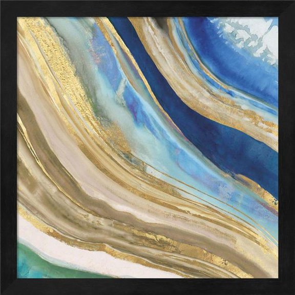Metaverse R949732-0120000-AEAAAAEAN4 13.25 x 13.25 in. Agate II Framed Wall Art by PI Galerie
