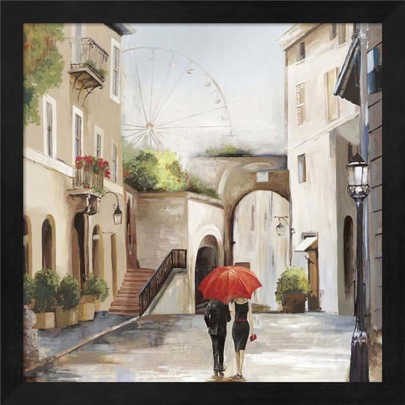 Metaverse R949773-0120000-AEAAAAEAN4 13.25 x 13.25 in. Old Town Framed Wall Art by Allison Pearce