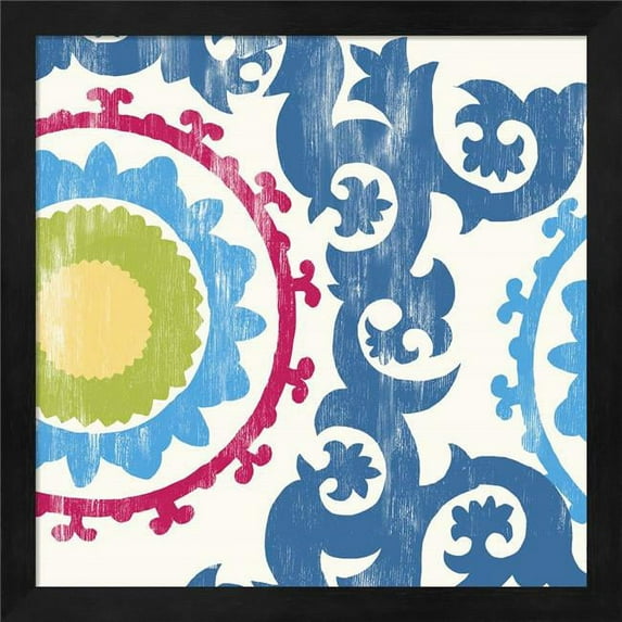 Metaverse R949792-0120000-AEAAAAEAN4 13.25 x 13.25 in. Suzani III Framed Wall Art by PI Galerie