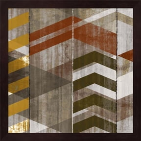 Great Art Now Chevron Serenade II by Edward Selkirk Framed Wall Art 13"W x 13"H