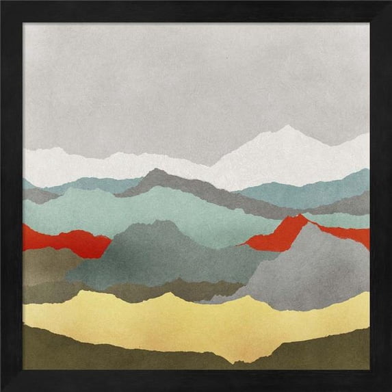 Metaverse R950147-0120000-AEAAAAEAN4 13.25 x 13.25 in. Vast Plains I Framed Wall Art by Edward Selkirk