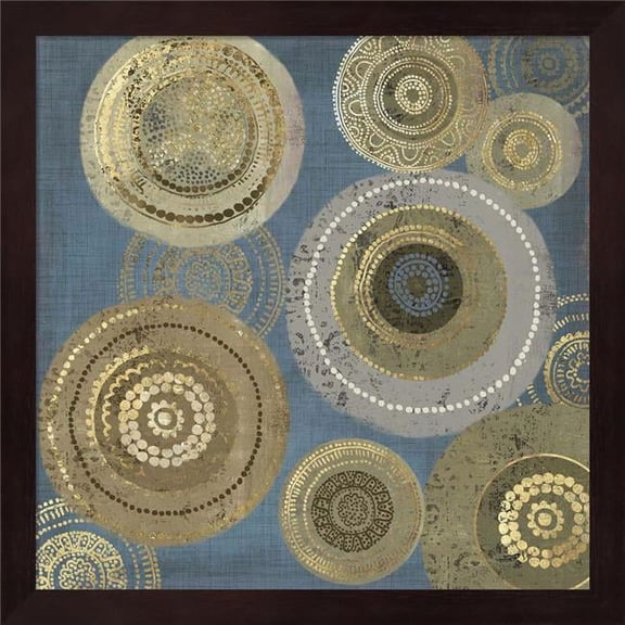 Metaverse R950226-0120000-AEAAAADAN4 13.25 x 13.25 in. Aboriginal Dot I Framed Wall Art by Aimee Wilson