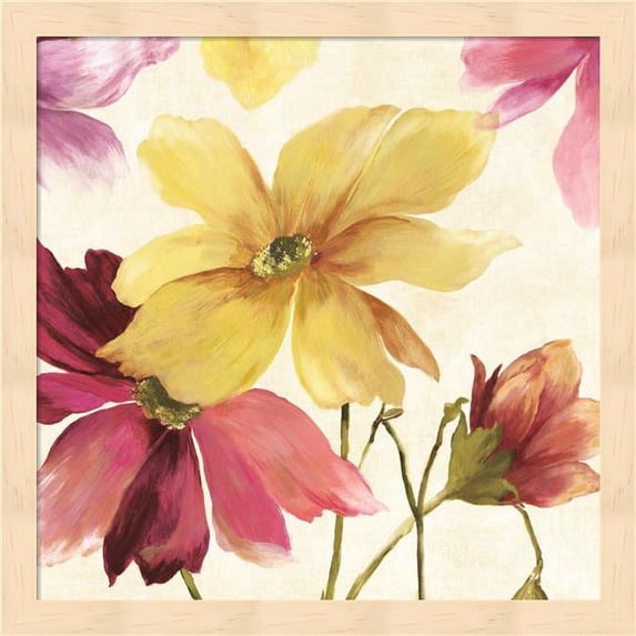 Metaverse R950271-0120000-AEAAAACAN4 13.25 x 13.25 in. Summer Breeze I Framed Wall Art by Asia Jensen