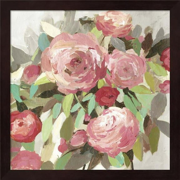 Faded Roses by Asia Jensen, Framed Wall Art, 13.25W x 13.25H