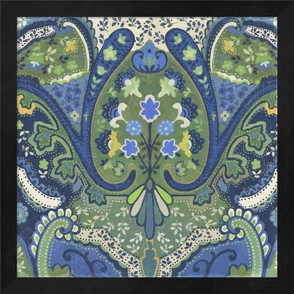 Metaverse R951245-0120000-AEAAAAEAN4 13.25 x 13.25 in. Garden Mosaic I Framed Wall Art by Posters International Studio