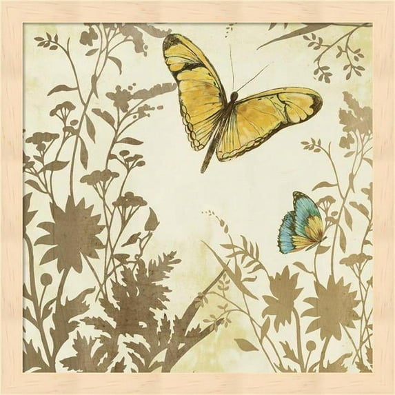 Metaverse Posters International Studio 'Butterfly in Flight I' Framed Art