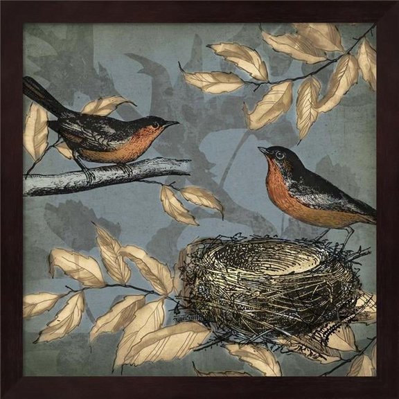 Metaverse R951382-0120000-AEAAAADAN4 13.25 x 13.25 in. Songbird Fable II Framed Wall Art by Posters International Studio