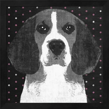 Great Art Now Beagle by Posters International Studio Framed Wall Art 13"W x 13"H