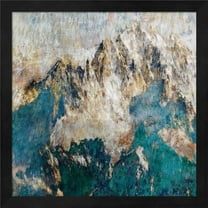 Metaverse R951425-0120000-AEAAAAEAN4 13.25 x 13.25 in. Mountain II Framed Wall Art by Posters International Studio