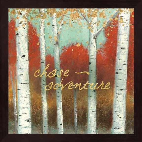 Metaverse R958103-0120000-AEAAAADAN4 13.25 x 13.25 in. Fall Promenade II Framed Wall Art by James Wiens